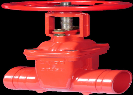 Le valvole aumentanti di protezione antincendio del portone trattano la guarnizione molle del ferro duttile di potere